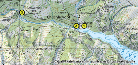 Aufnahmestandorte Rheinsulz, in Laufenburg/Aargau Aufnahmestandorte Rheinsulz, in Laufenburg/Aargau